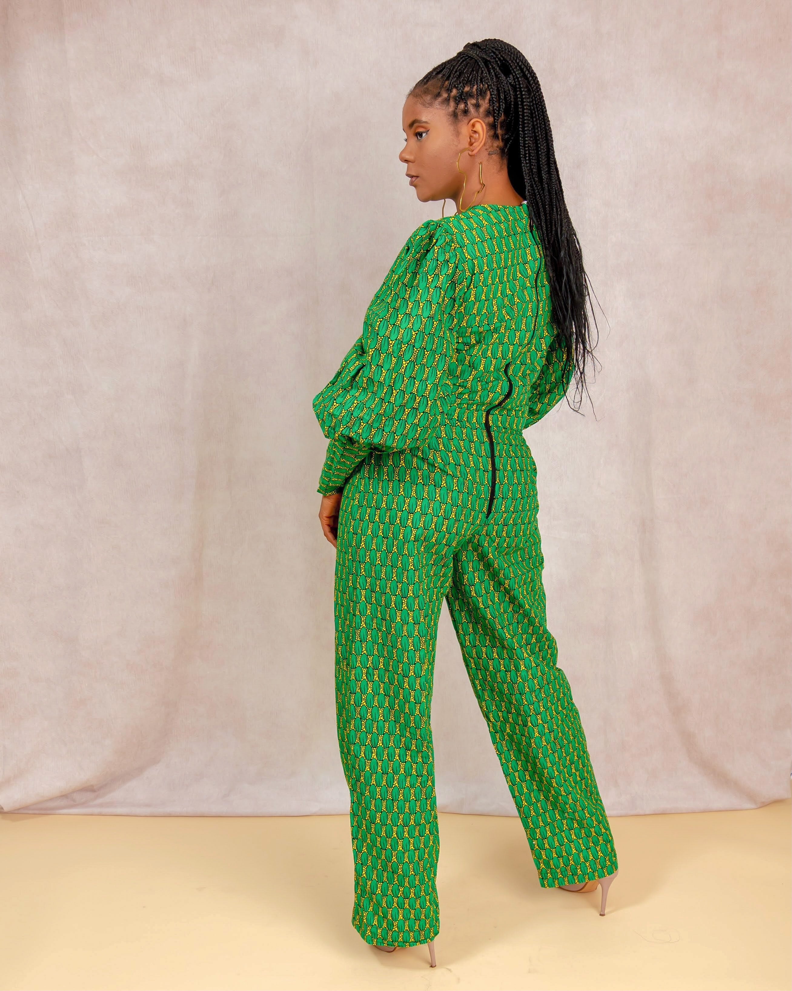 Imani African Print Ankara Jumpsuit