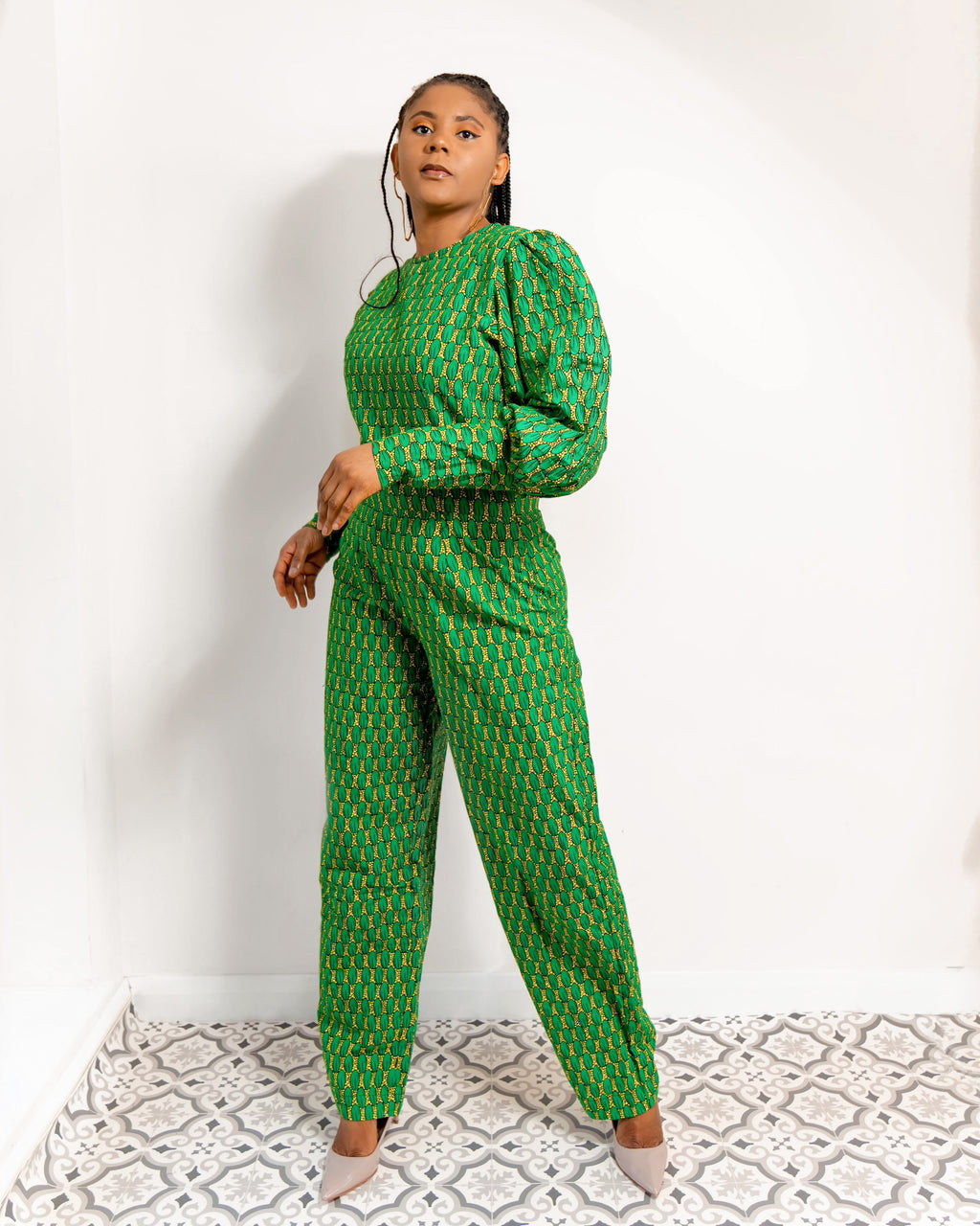 Imani African Print Ankara Jumpsuit