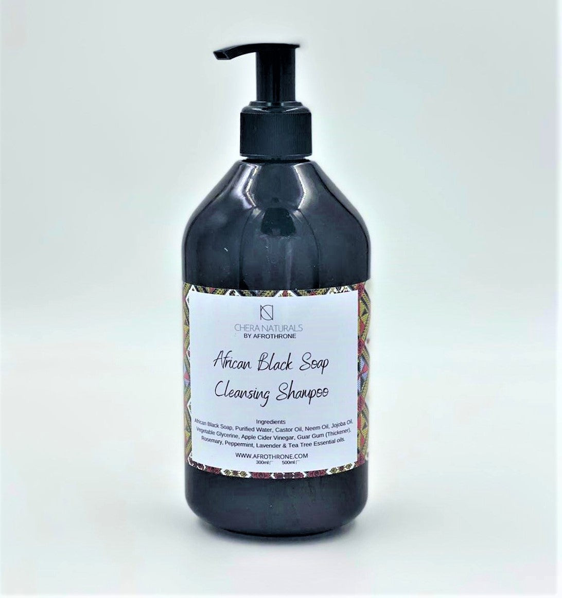 African Black Soap Cleansing Shampoo 350ml
