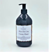 Load image into Gallery viewer, African Black Soap Cleansing Shampoo 350ml