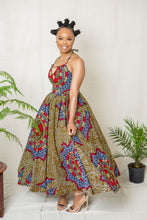 Load image into Gallery viewer, Chikere African Print Dress