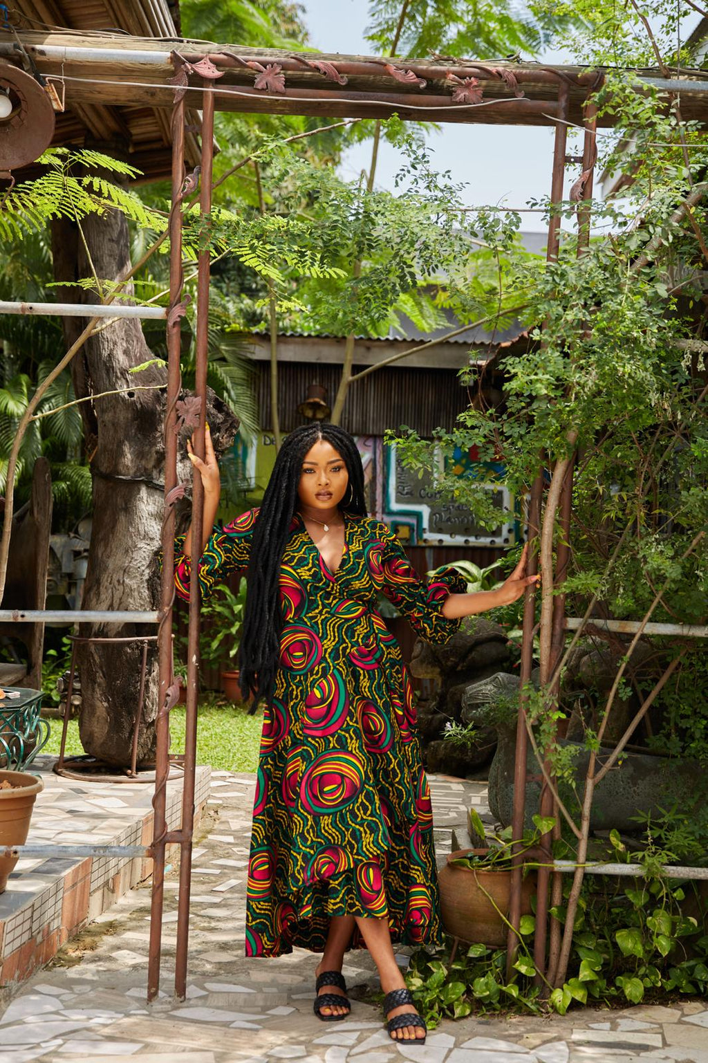 Kehinde African print dress