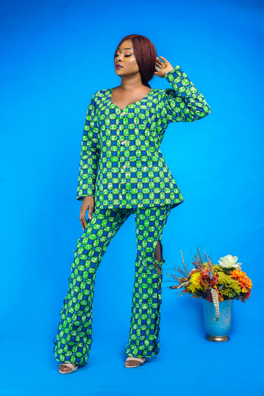 The Bomani African print set - Afrothrone