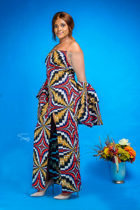 Funke African print dress - Afrothrone