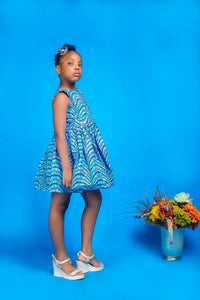 Omonye African Print Kid dress - Afrothrone