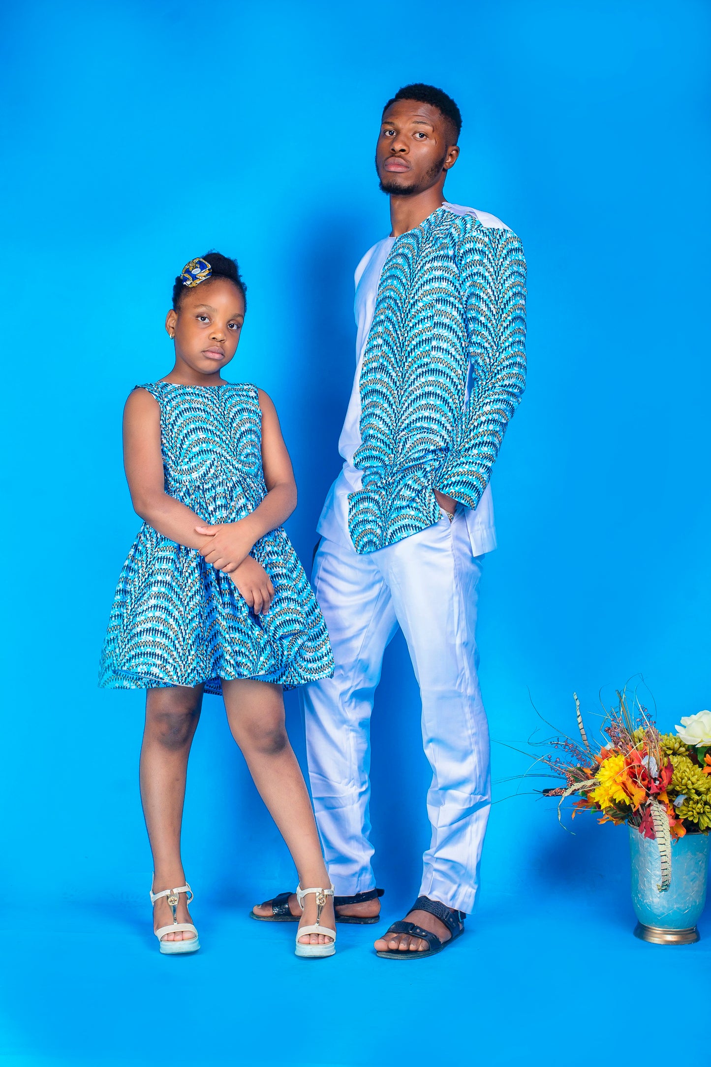 Omonye African Print Kid dress - Afrothrone