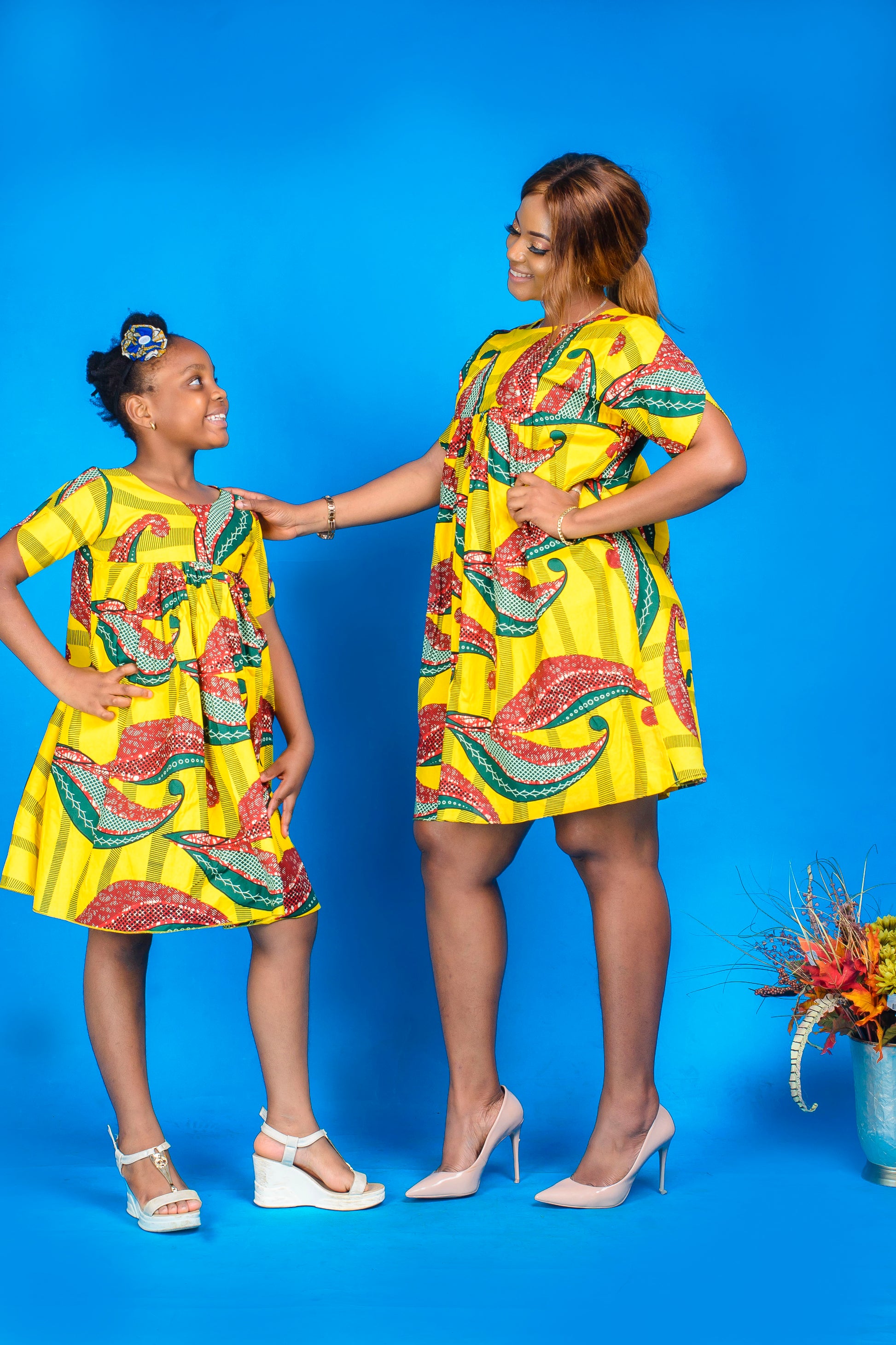 The Lami African print dress - Afrothrone