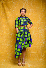 Charger l&#39;image dans la galerie, Ore African print Ankara set (Skirt and crop top) - Afrothrone