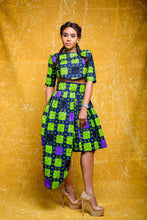 Charger l&#39;image dans la galerie, Ore African print Ankara set (Skirt and crop top) - Afrothrone