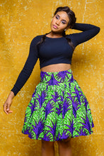 Load image into Gallery viewer, Amaka African Print Ankara Skirt - Afrothrone