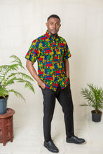 Load image into Gallery viewer, Tunde African Print Shirt