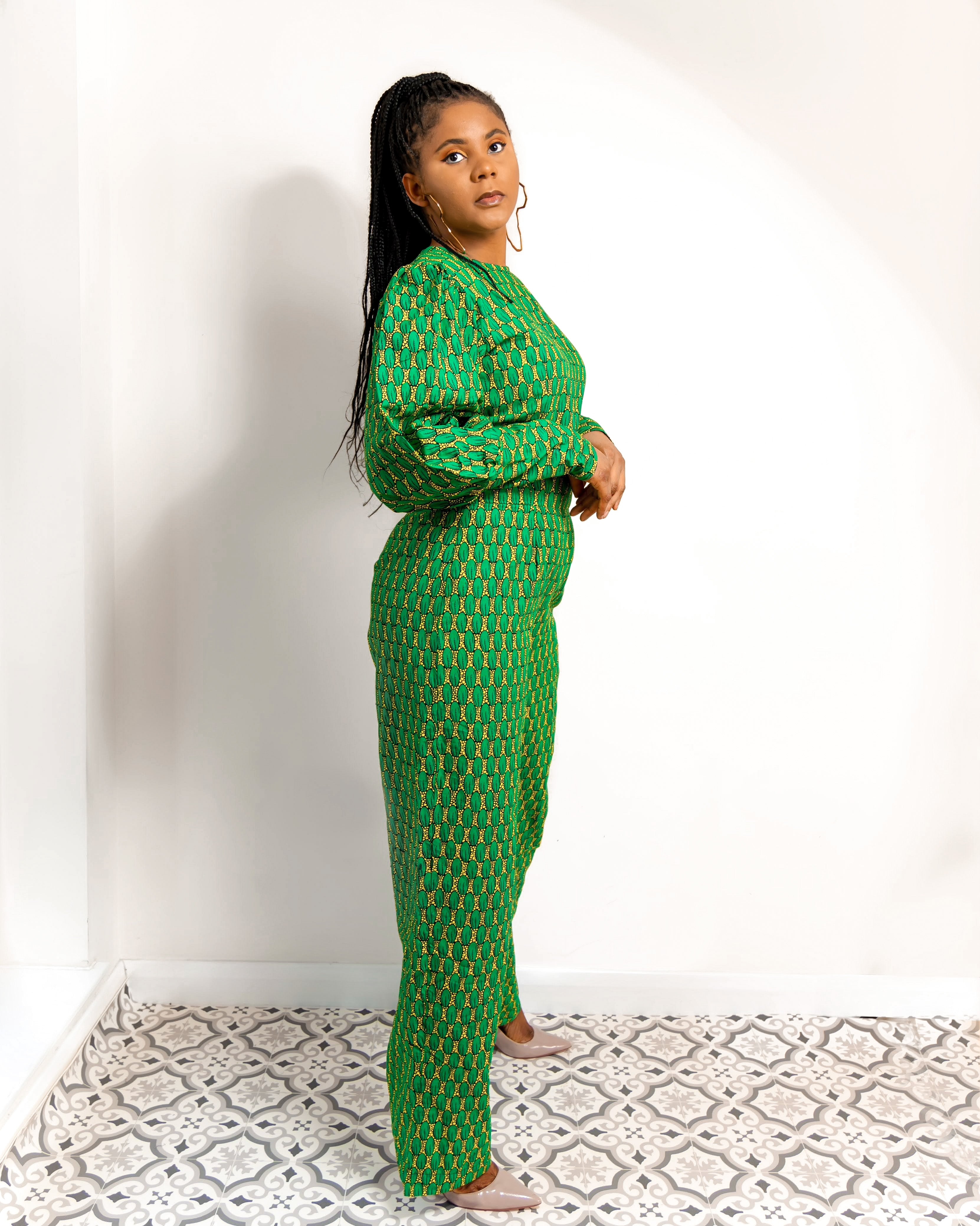 Imani African Print Ankara Jumpsuit