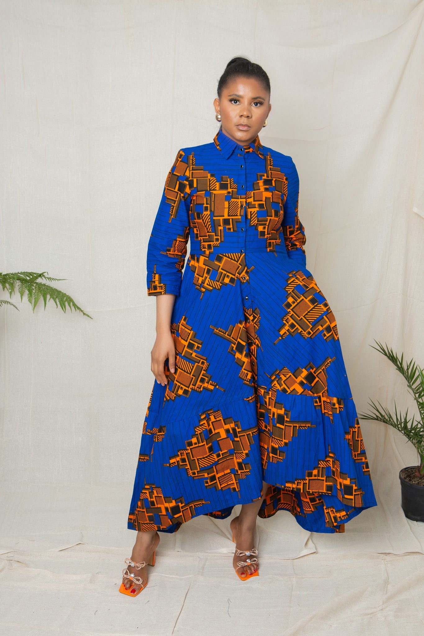 Aisha African Print Dress