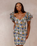 Nina African print dress