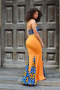 Paragon African Print maxi dress - Afrothrone