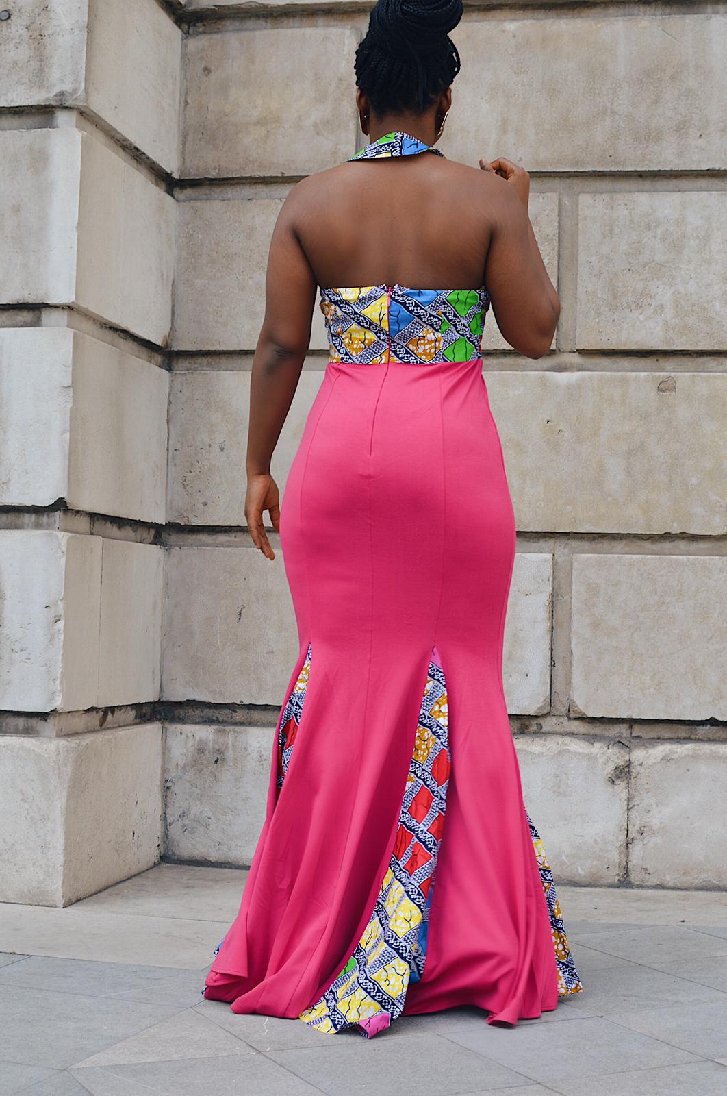 Kali Africa print Ankara maxi dress. - Afrothrone