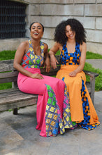 Load image into Gallery viewer, Kali Africa print Ankara maxi dress. - Afrothrone