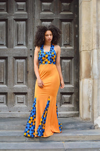Paragon African Print maxi dress - Afrothrone