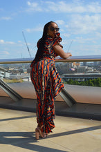 Load image into Gallery viewer, Zoya Ankara 2 piece trouser and crop top matching set - Afrothrone