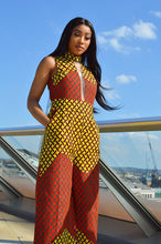 Load image into Gallery viewer, Monica African Print Ankara jumpsuit - Afrothrone