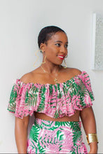 Load image into Gallery viewer, Deka African print chiffon top