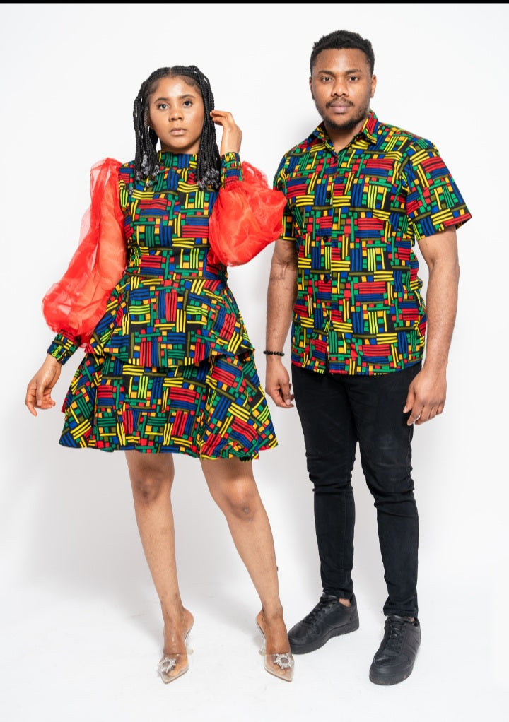 Chenemi Couples Matching African Outfits – Afrothrone