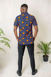 Kola Men African Print Shirt