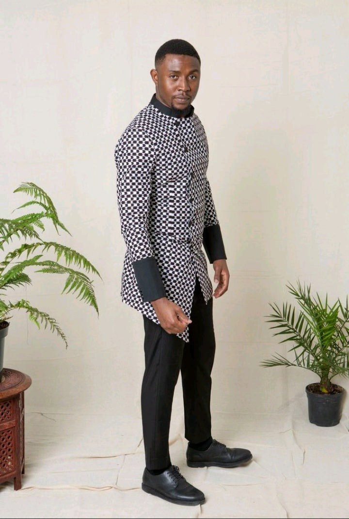 Ojo Men African Print Jacket