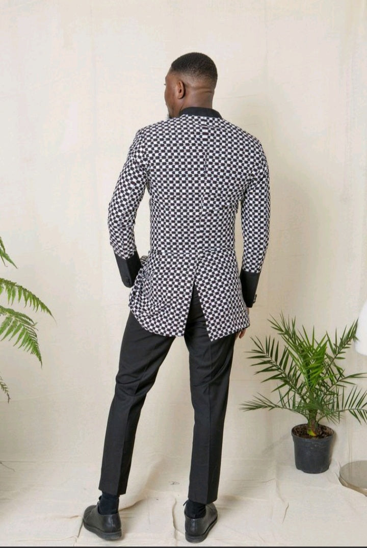 Ojo Men African Print Jacket