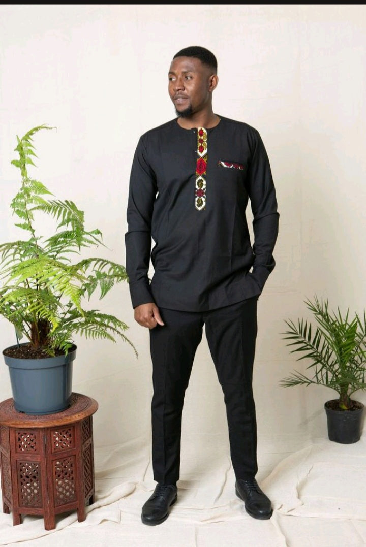 Fola Men African Pants And Shirt Set