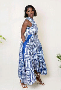 Layo African Tie-dye Dress