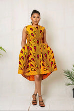 Load image into Gallery viewer, Tanya Midi African Print Dress