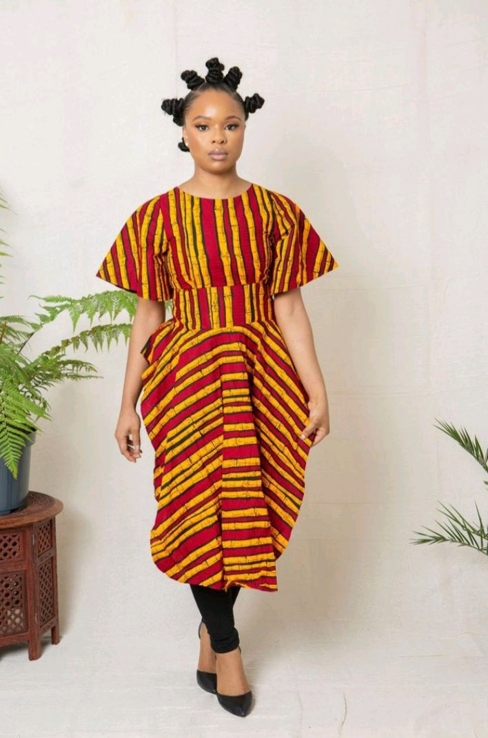 Tukwasi African Print Women's Top