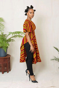 Tukwasi African Print Women's Top