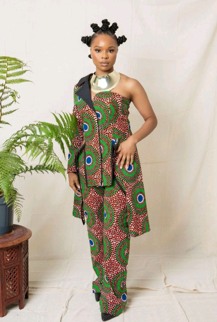 Etiene African Print Women's Suit