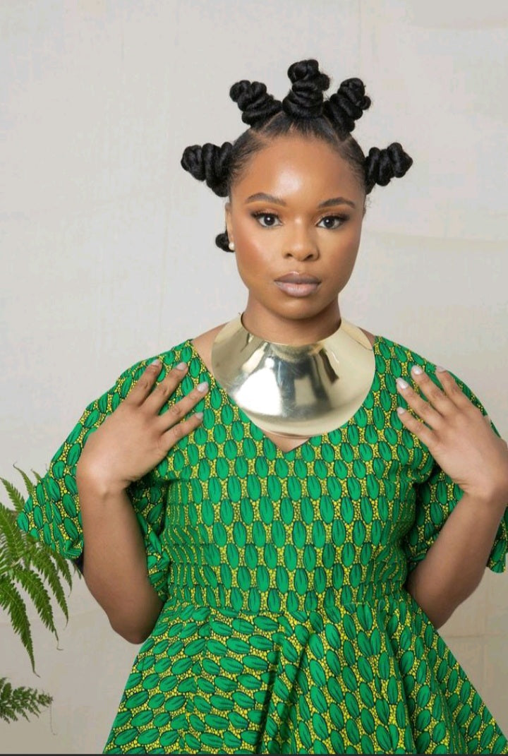 Sharae African Print Women's Top