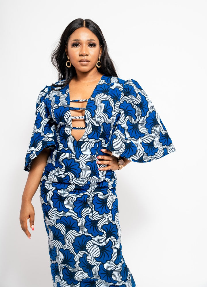 Uche African Print Dress