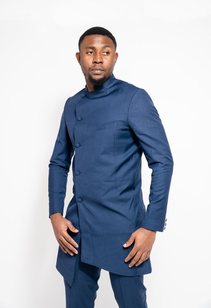 Uche Men African Print 2 Piece Pants And Top Set