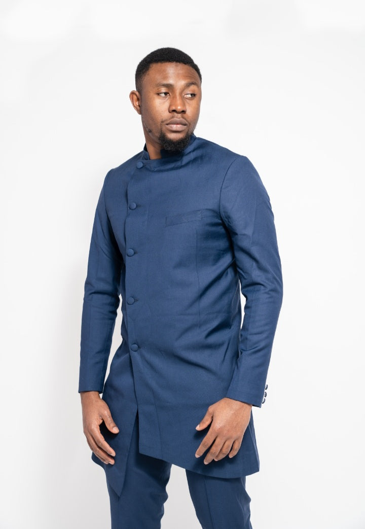 Uche Men African Print 2 Piece Pants And Top Set