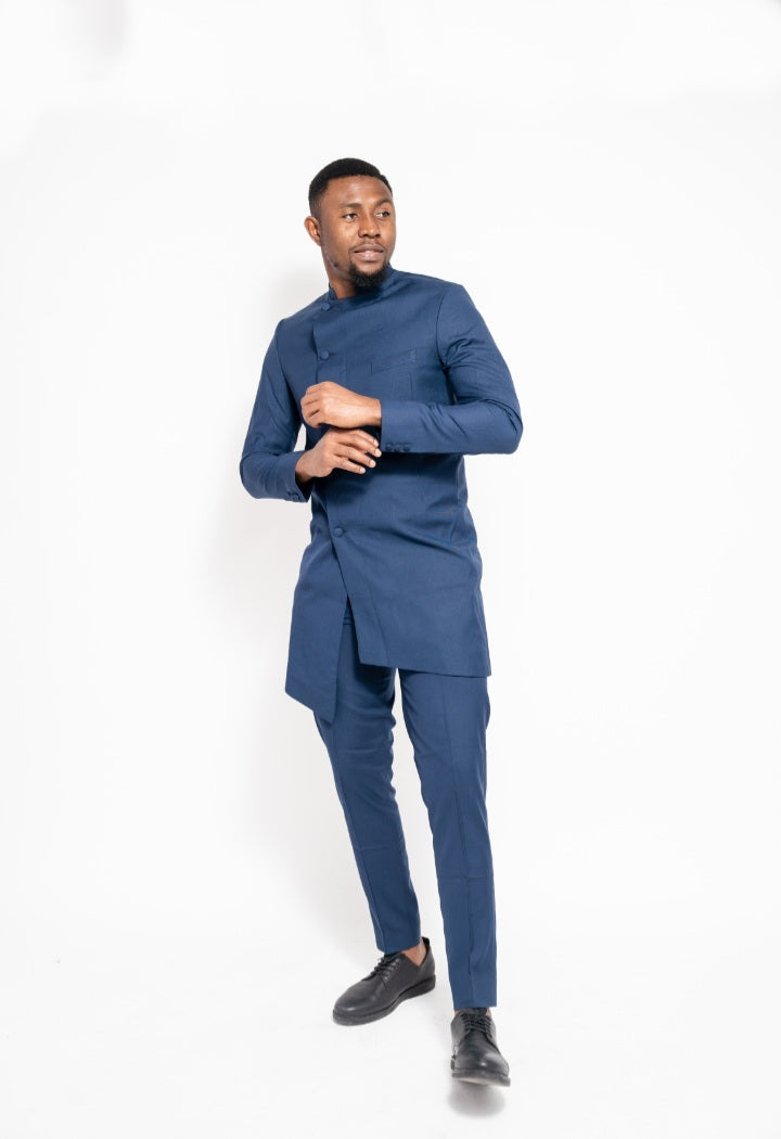 Uche Men African Print 2 Piece Pants And Top Set