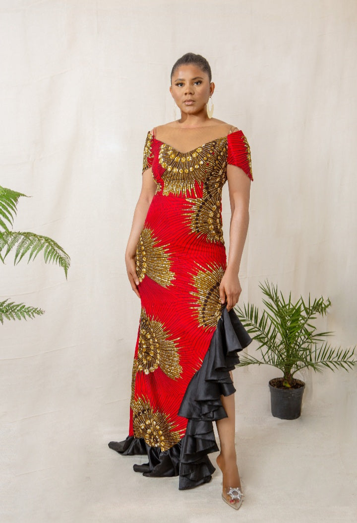 Onyebuchi African Print Dress