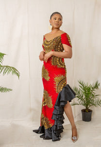 Onyebuchi African Print Dress