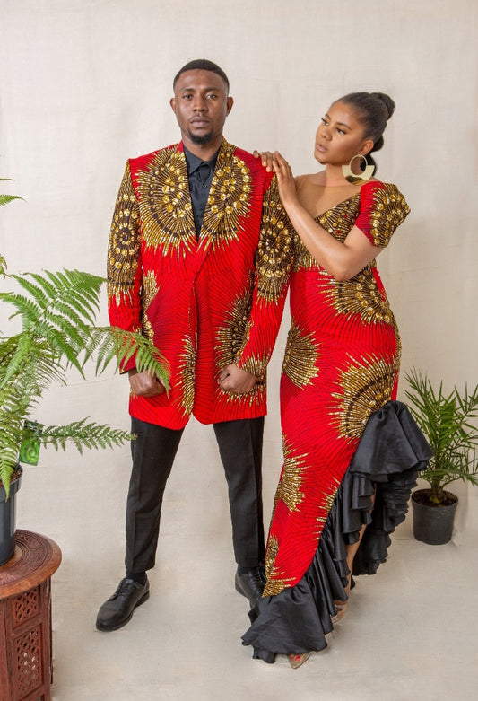 Onyebuchi Couples Matching African Outfits