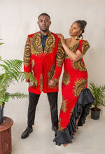 Load image into Gallery viewer, Onyebuchi Couples Matching African Outfits