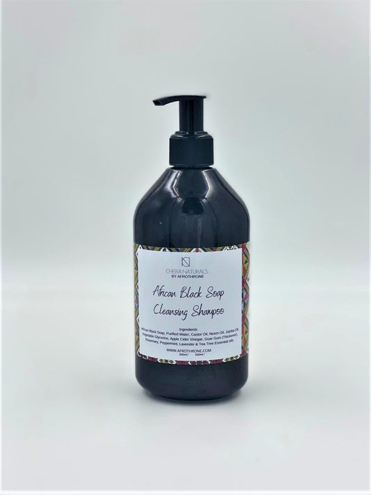 African Black Soap Cleansing Shampoo 350ml