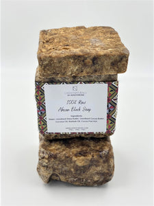 100% Raw African Black Soap 450g / 1lb