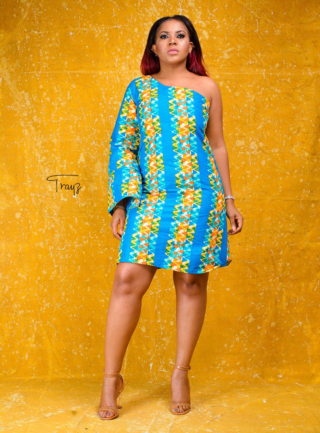 Kansime African print dress - Afrothrone