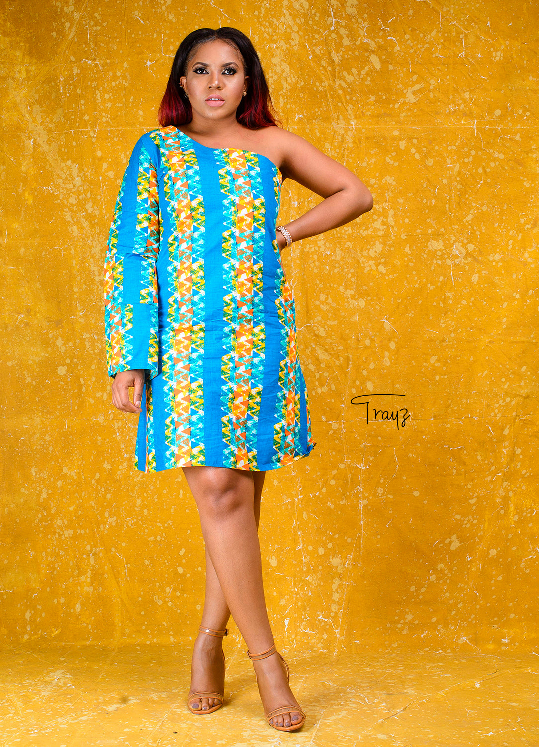 Kansime African print dress - Afrothrone