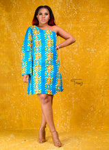 Laden Sie das Bild in den Galerie-Viewer, Kansime African print dress - Afrothrone