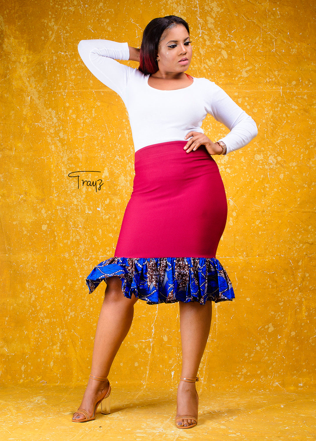 Mandisa African print skirt - Afrothrone